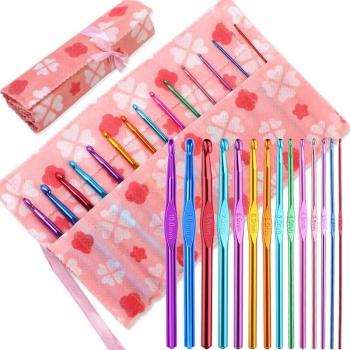 Nonvor Aluminum Oxide Crochet Hooks for DIY Crafts