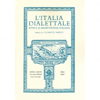 L'Italia dialettale. Rivista di dialettologia italiana