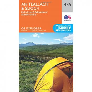 Ordnance Survey Map of An Teallach & Slioch