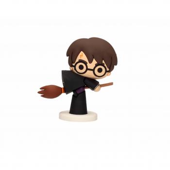 Mini Figura Harry Potter con Nimbus y Capa Negra