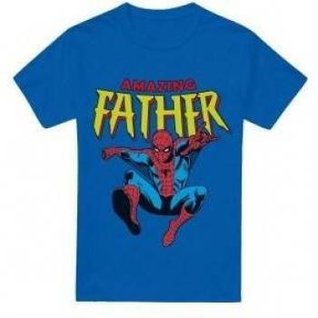 T-shirt Marvel Papa Incroyable Bleu
