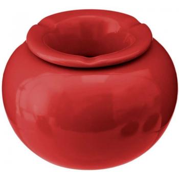 Atmosphera Cendrier Ronde 15 cm – Élégance en Rouge