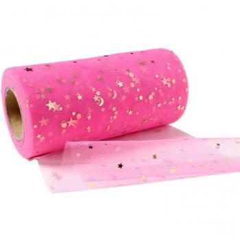15cm Glitter Sequin Tulle Roll for Baby Shower