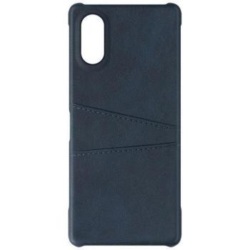 Cover Blu Rigida Sony Xperia 5 V con Porta Carte