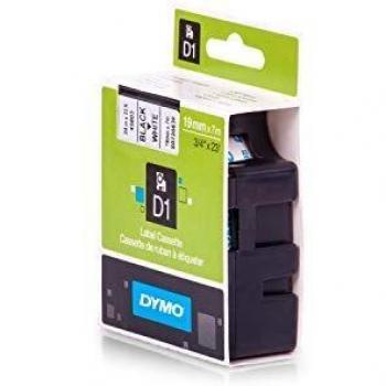 Dymo D1 (19mm) Gloss Tape (Black on White)