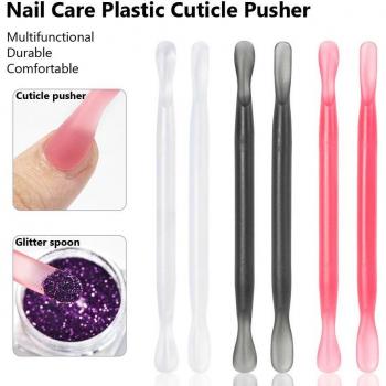Kit de Manicura: Empujador de Cutículas + Cuchara de Brillo