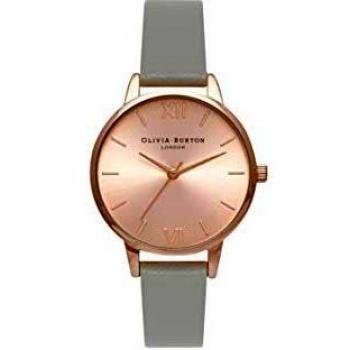Olivia Burton Analoguhr für Damen Butterfly Garden mit Lederarmband OB15MD46