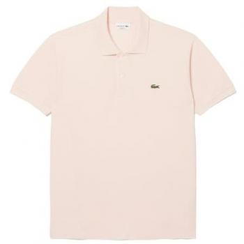 Angora Pink Classic Fit Lacoste Polo Shirt for Men