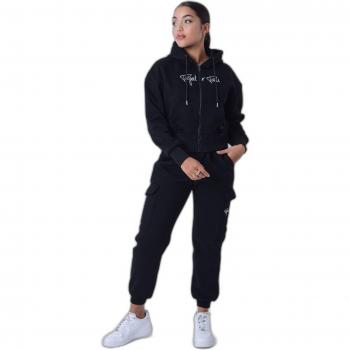 Felpa zip con cappuccio da donna Project X Paris