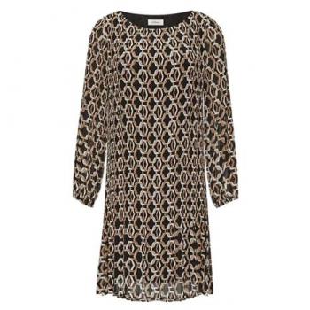 S.Oliver BLACK LABEL Feminines Maxikleid aus Chiffon