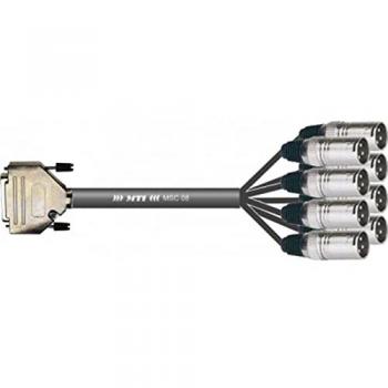 MUSIC STORE Multicore Kabel 8 Kanäle D-Sub 25 XLR male 1,5m