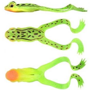 The Frog 10 cm – Leurre souple Spro Iris, couleur verte fluo