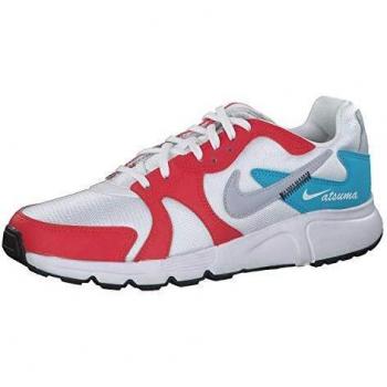 Nike Damen WMNS Atsuma Leichtathletik-Sportschuh, White/Sky Grey – Track Red Blue Furi, EU 36