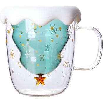 Double compartiment tasse de noël