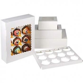 10 Pack Clear Window Muffin Cups with Insert
