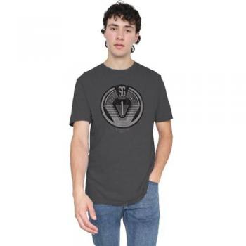 Charcoal SG1 Team Emblem Tee