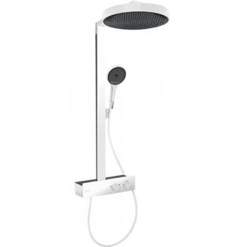 Set doccia Hansgrohe Rainfinity, 36 cm, 3 getti, finitura bianco opaco