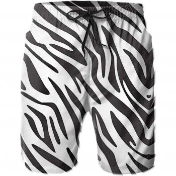 Pantalon court de surf zèbre