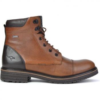 Kangaroo Botas Caballero de Piel Marrón – Versão Masculina