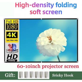 Écran de Projection Portable 100 pouces 16:9 pour Cinéma Maison