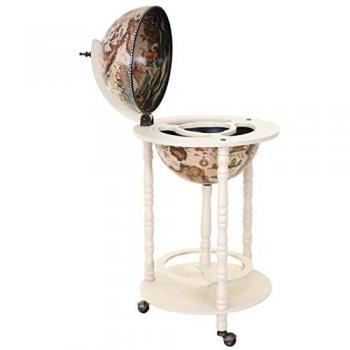 Margarita Bar Globo HWC‑D83 33 cm de Madera y Eucalipto