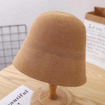 Chapeau seau en lin pour femme
