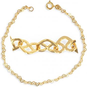 Collar Plaqué Oro 'Love' de Les Trésors De Lily