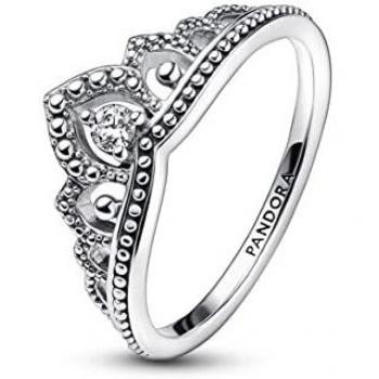 Anillo en plata de ley Tiara Real de Cuentas Pandora