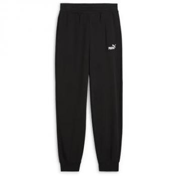 PUMA Pantaloni Sportivi ESS No. 1 Nero / Bianco – Donna