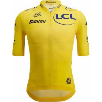 Leader Général 2024 : Maillot Jaune Tour de France – Manche Courte, Edition Sleek – XS