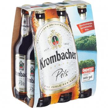 Krombacher Pils 6 x 0,33 l Flaschen