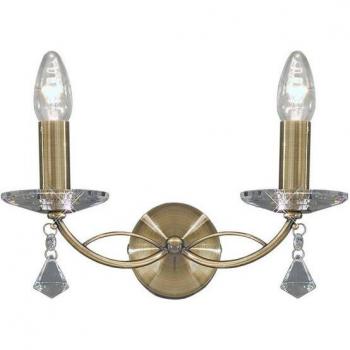 Franklite Bronze 2-Light Wall Lamp