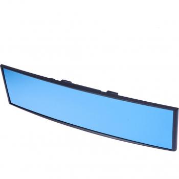 Universal 300x75mm Anti-Dazzling Curved Rear View Mirror