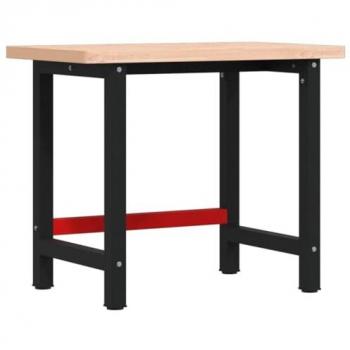 Mesa de Oficina Retangular 100x60x83 cm em Faia