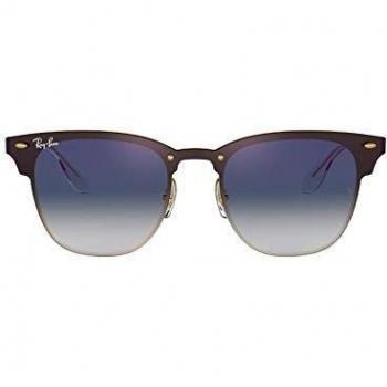 Ray-Ban Trendy 0RB3576N Sunglasses – Gradient Blue with Red Highlights