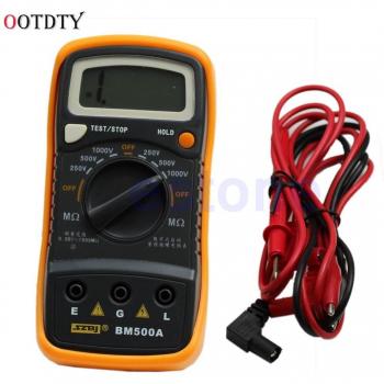 OOTDTY Digitales Megohmmeter BM500A 1999M