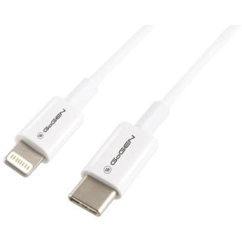 GoGEN USB-C / Lightning kabel, 1m, bílý
