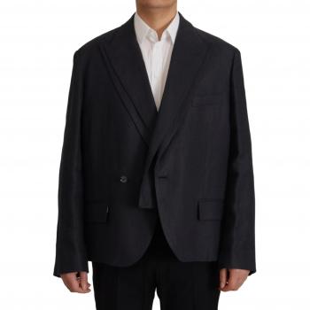 Dolce & Gabbana Men's Blue Linen Blazer