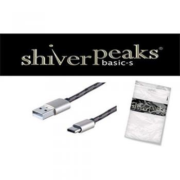 Shiverpeaks USB-Ladekabel A Stecker auf USB Typ C braun 0,9m