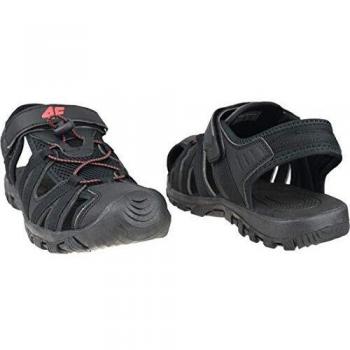 4F Herren‑Schwarz‑Sandale H4L20‑SAM003‑20S_45 (EU) für Outdoor‑Aktivitäten