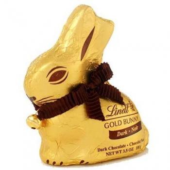 Lindt chocolat lapin or noir 100g