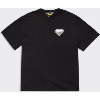 Camiseta Negra IUTER Liquid Logo