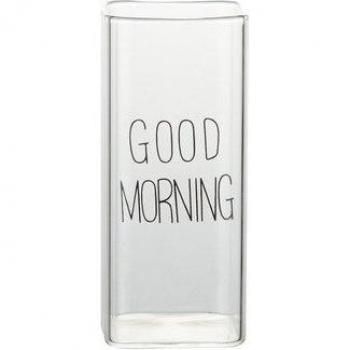 Taza Transparente de Vidrio Aislante para Jugo