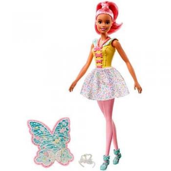 Barbie Fée Enchantée aux Cheveux Roses