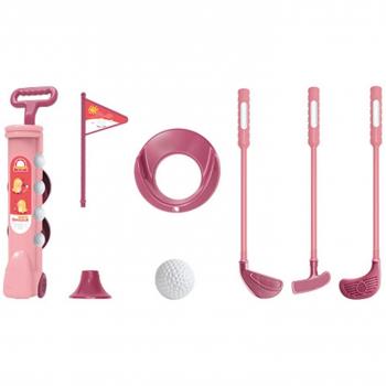 Ensemble de Jouets de Golf pour Enfants avec Putter et Drapeau