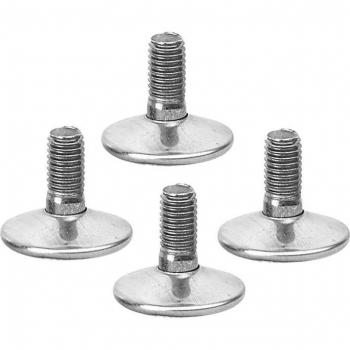 Set completo di 4 cilindri M10: piedi tondi o quadrati, 30 mm × 32 mm, lunghezze da 8 a 20 mm