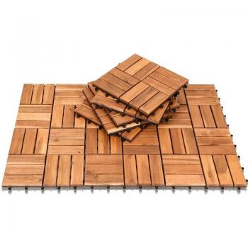 Hengda Acacia Randaco: Baldosas de Terraza 30 cm × 30 cm