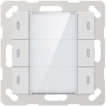 Glänzender 3‑fach Temp‑Tastsensor GVS ADV‑06/02.2.00 (KNX)