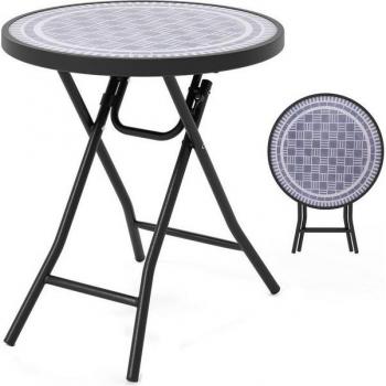 Costway Patio-Couchtisch mit klappbarem Design