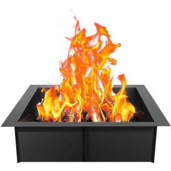 VEVOR 42x42 in Fire Pit Ring, 36x36 in Inner Diameter, 10inch Height Heavy Duty Campfire Insert